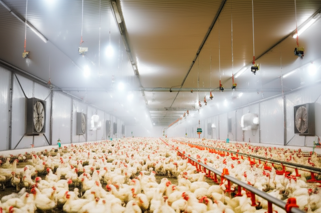 مدیریت شرایط محیطی سالنهای پرورش